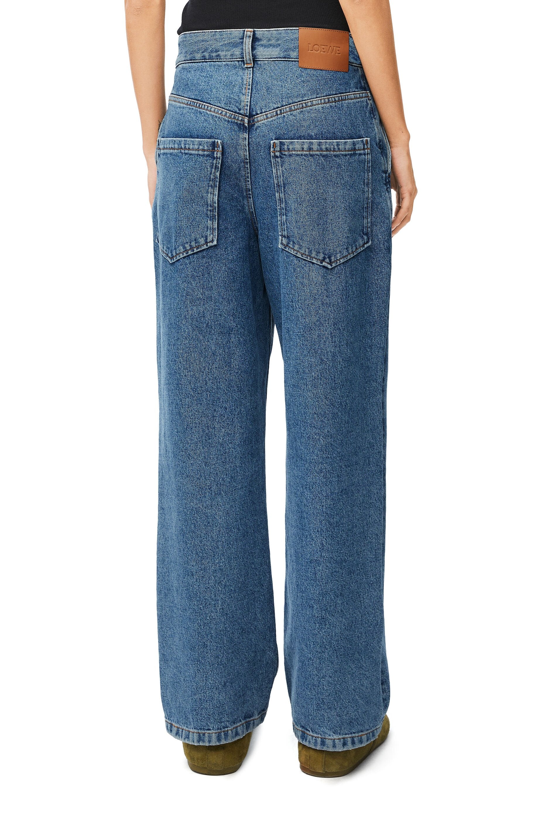 Birch Anagram Appliquéd Jeans