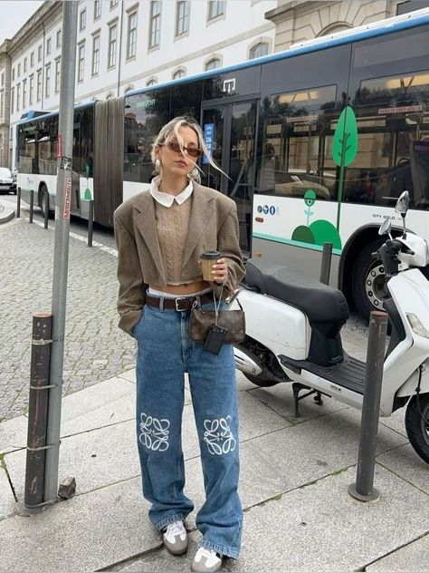 Birch Anagram Appliquéd Jeans